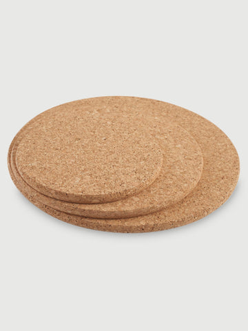 ork Ethos Pack Of 3 Round Trivets 150+200+250 x 10mm